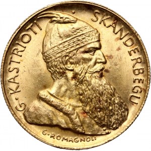 Albania, Skanderbeg, 20 Franga Ari 1927 V, Vienna