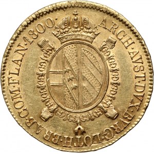 Austria, Franciszek II, Sovrano 1800 M, Mediolan
