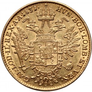 Austria, Franz I, 1/2 Sovrano 1831 M, Milan