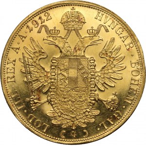 Austria, Franz Joseph I, 4 Ducats 1912, Vienna