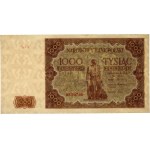 PRL, 1000 zloty 15.07.1947, series K0210706