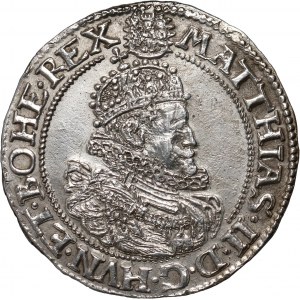 Węgry, Matthias II, 1/4 talara 1611 KB, Kremnica