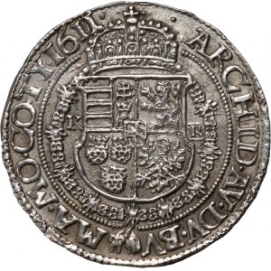 Węgry, Matthias II, 1/4 talara 1611 KB, Kremnica