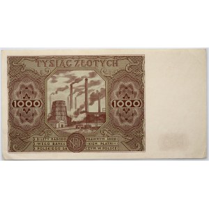 PRL, 1000 złotych 15.07.1947, seria K0435109