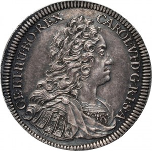 Austria, Charles VI, Thaler 1730, Hall