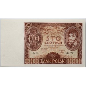 II RP, 100 złotych 9.11.1934, seria CK