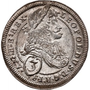 Austria, Leopold I, 3 Kreuzer 1693, Vienna