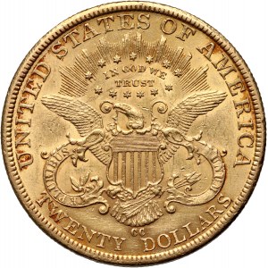 Stany Zjednoczone Ameryki, 20 dolarów 1884 CC, Carson City