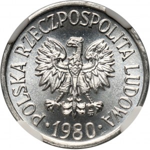 PRL, 20 pennies 1980, Prooflike