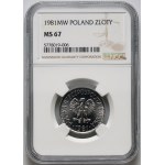 People's Republic of Poland, 1 zloty 1981
