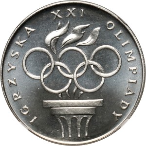 PRL, 200 złotych 1976, Igrzyska XXI Olimpiady, stempel lustrzany