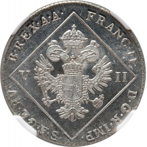 Austria, Franciszek II, 7 krajcarów 1802 A, Wiedeń
