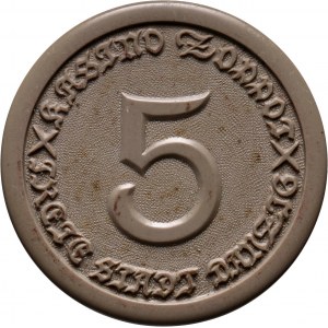 Free City of Gdansk, 5 guilders token, KASINO ZOPPOT - Casino Sopot