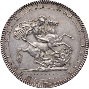 Great Britain, George III, Crown 1818 LIX, Londyn