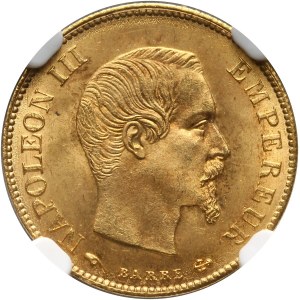 Frankreich, Napoleon III, 10 Francs 1860 A, Paris