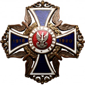 II RP, Militärabzeichen der Eisenbahnwache 1918-1920