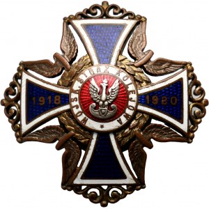 II RP, Odznaka Wojskowa Straż Kolejowa 1918-1920
