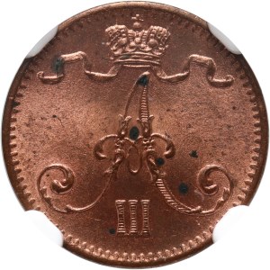 Finlandia, Aleksander III, 1 penni 1883, Helsinki