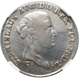 Stanislaw August Poniatowski, two-zloty coin 1789 EB, Warsaw