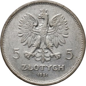 II RP, 5 złotych 1931, Warszawa, Nike