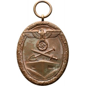 Germany, Third Reich, Medal for construction of fortifications