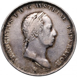 Austria, Królestwo Lombardzko-Weneckie, Franciszek I, 1/2 scudo 1826 V, Wenecja