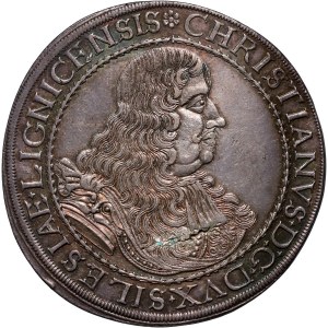 Silesia, Duchy of Legnicko-Brzesko-Volovsk, Krystian Wolowski, 1671 CBS thaler, Brzeg