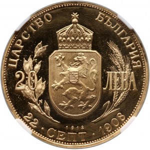 Bulgarien, Ferdinand I., 20 Lewa 1912, Restrike
