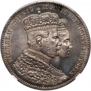 Germany, Prussia, Wilhelm I, Thaler 1861 A, Berlin