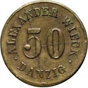 Danzig (Danzig), 50 fenig, Issuer: Alexander Wieck