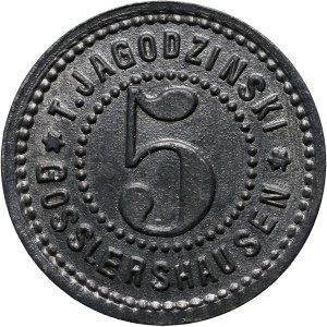 Jablonowo Pomorskie (Gosslershausen), 5 fenig, Issuer: T. Jagodzinski