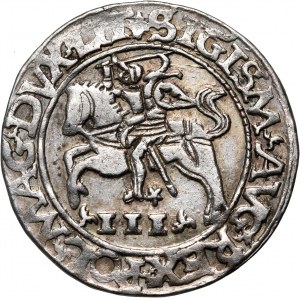Sigismund II Augustus, mock troika 1565, Tykocin, LIT at the end of the legend