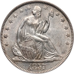 USA, 1/2 Dollar 1857, Philadelphia