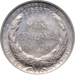 USA, 1/2 Dollar 1920, Philadelphia, Maine Centennial