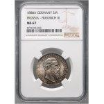 Germany, Prussia, Friedrich III, 2 Mark 1888 A, Berlin