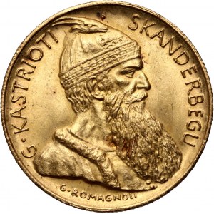 Albania, Skanderbeg, 20 Franga Ari 1927 V, Wiedeń