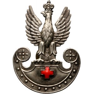 Third Republic, Aviation eagle with enamel Red Cross sign