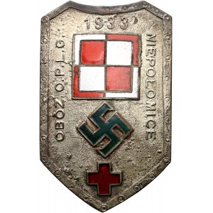 II RP, Commemorative badge of the Air and Gas Defense League, Training Camp Niepołomice 1933