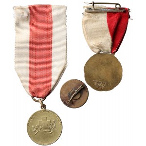 II RP, set of 2 medals and brooch, Gen. Jozef Haller