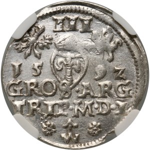 Sigismund III Vasa, trojak 1592, Vilnius
