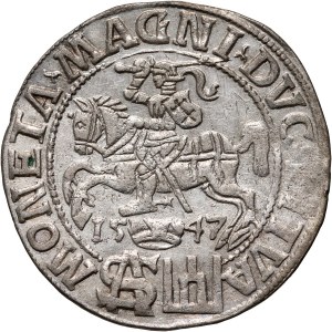 Sigismund II Augustus, Lithuanian penny per Polish foot 1547, Vilnius