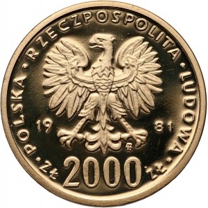 PRL, 2000 złotych 1981, Bolesław II Śmiały