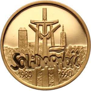 Third Republic, 50000 zloty 1990, Warsaw, Solidarity