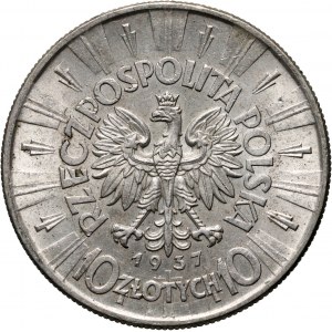 II RP, 10 zloty 1937, Warsaw, Józef Piłsudski