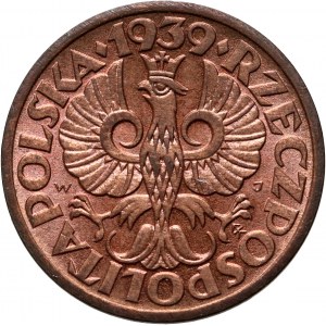 II RP, 1939 penny, Warsaw