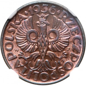 II RP, 2 pennies 1936, Warsaw