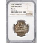 II RP, 5 złotych 1936, Warszawa, Żaglowiec