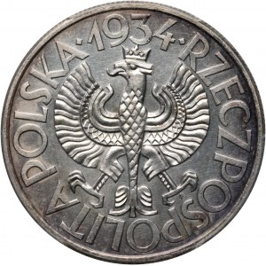 II RP, 10 złotych 1934, Warszawa, Klamry, PRÓBA
