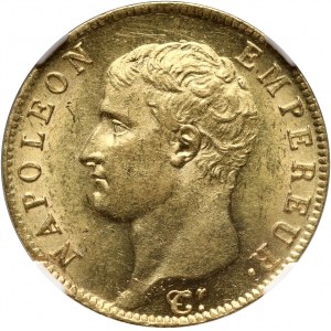 Francja, Napoleon I, 20 franków AN13 A, Paryż
