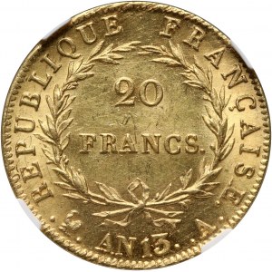 Frankreich, Napoleon I., 20 Francs AN13 A, Paris